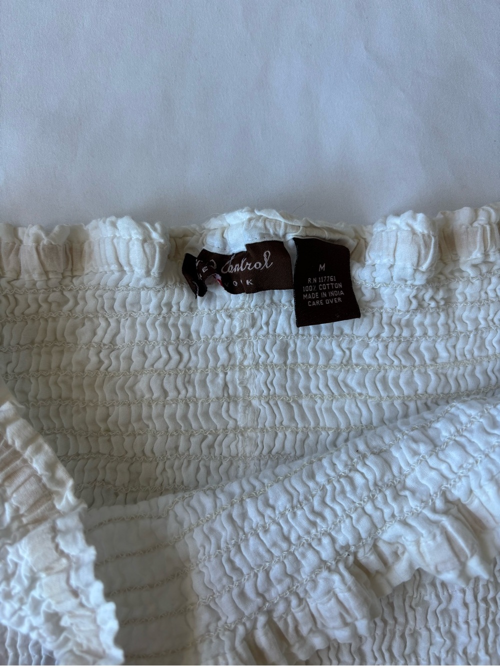 White Flowy Ruffled Dress - Picture 3 of 8